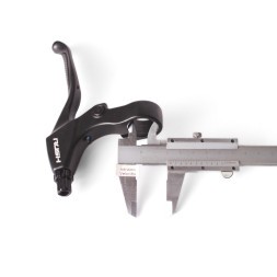 Ручки тормозные Rush (Radius), 4 пальца, V-brake, противоскользящее покрытие, алюминий