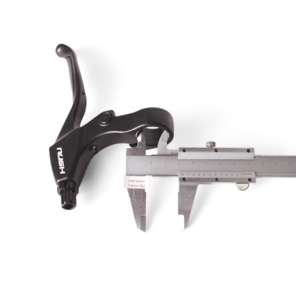 Ручки тормозные Rush (Radius), 4 пальца, V-brake, противоскользящее покрытие, алюминий