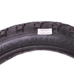 Велопокрышка Wanda (53-254) 14x1.95, P1033, Black