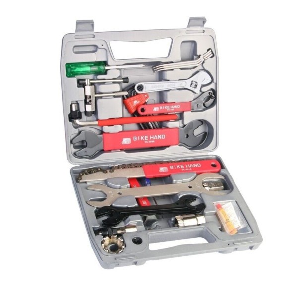 Набор инструментов Bike Hand YC-735A, 19 предметов, в кейсе