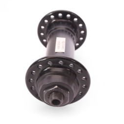 Веловтулка передняя Wang Zheng WZ-A281FQ black-32, ось 3/8"х100x108 мм, под V-brake, алюминиевая, на эксцентрике, 32 отверстий, торг. уп.