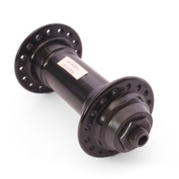 Веловтулка передняя Wang Zheng WZ-A281FQ black-32, ось 3/8"х100x108 мм, под V-brake, алюминиевая, на эксцентрике, 32 отверстий, торг. уп.