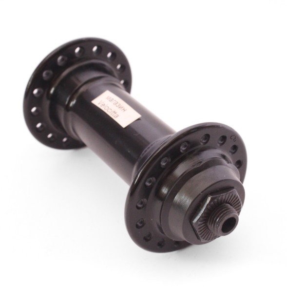 Веловтулка передняя Wang Zheng WZ-A281FQ black-32, ось 3/8&amp;quot;х100x108 мм, под V-brake, алюминиевая, на эксцентрике, 32 отверстий, торг. уп.