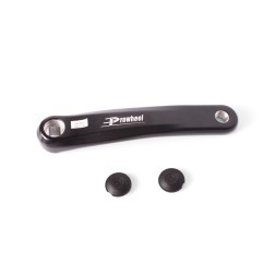 Шатун левый Prowheel C00Q, 175 мм, ромб, резьба 9/16", алюминий AL-6061-T6, черный