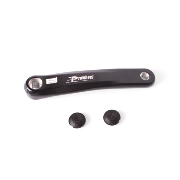 Шатун левый Prowheel C00Q, 175 мм, ромб, резьба 9/16&amp;quot;, алюминий AL-6061-T6, черный