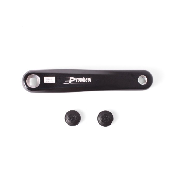 Шатун левый Prowheel C00Q, 175 мм, ромб, резьба 9/16&amp;quot;, алюминий AL-6061-T6, черный