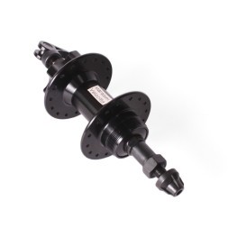 Втулка велосипедная ZP-1024R, задняя, алюм., под трещотку, под дисковый тормоз, с эксцентриком, 32H, ось 3/8"х135x145 мм