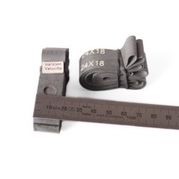 Лента ободная 24", ширина 18 мм, резиновая, серый