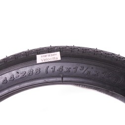 Велопокрышка 14 HOTA, 14 x 1-3/8 x 1-5/8, 44-288, A-1018, черный