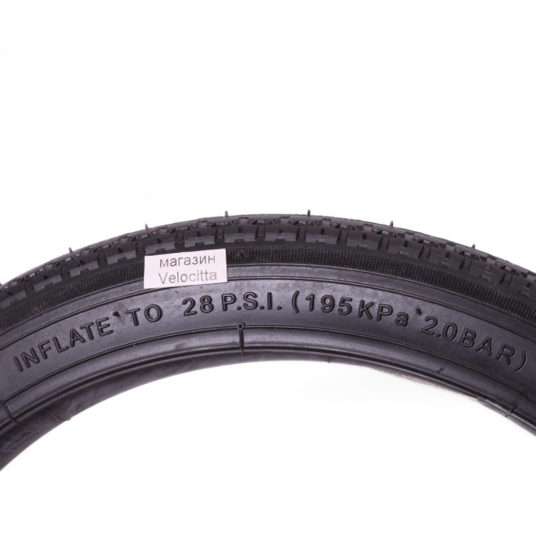 Велопокрышка 14 HOTA, 14 x 1-3/8 x 1-5/8, 44-288, A-1018, черный