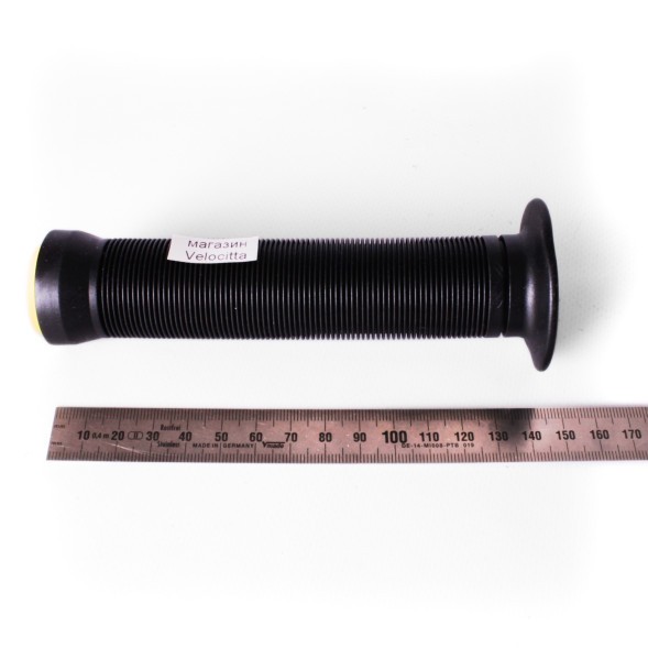 Грипсы для самоката Krf Rubber, 155 мм, черный/ желтый