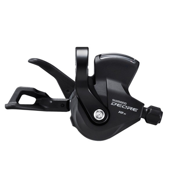 Переключатель велосипедный Shimano Deore SL-M4100-R, триггер, правый, 10 скоростей, RapidFire Plus, Black, торг. уп.