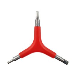 Ключ Y-образный Kenli KL-9736, 4/5/6 мм, обрезиненная сталь, торг. уп.