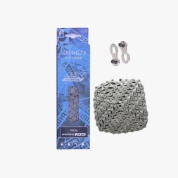 Велоцепь РЕПЛИКА Shimano HG73, FKCH739116, 9 скоростей, 116 звеньев, замок цепи, серебристая
