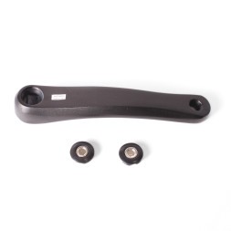 Шатун левый LD-F9-170, 170 мм, квадрат, резьба 9/16&amp;quot;, алюминиевый, черный