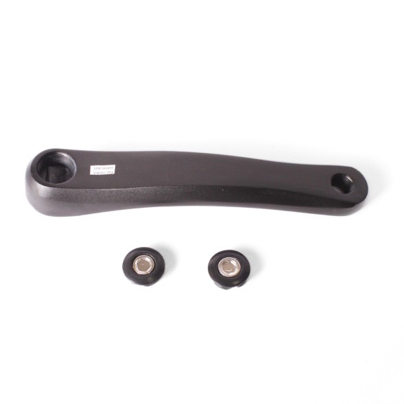 Шатун левый LD-F9-170, 170 мм, квадрат, резьба 9/16&amp;quot;, алюминиевый, черный