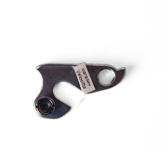 Петух велосипедны заднего переключателя, алюминиевый, серебристый, тип 10