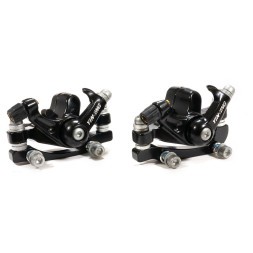 Комплект калиперов Yinxiang YX-DB02, для дискового тормоза, механический, с адаптерами IS F180/R160, б/уп.