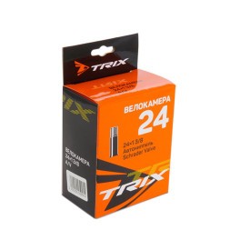 Велокамера Trix TBTX 24&amp;quot;x 1 3/8 AV-ниппель, бутил резина, Box