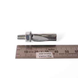 Клин для шатунов оцинкованные HP-P104, Ø 9.5 мм с гайкой и шайбой, серебристый