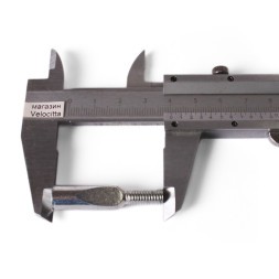 Клин для шатунов оцинкованные HP-P104, Ø 9.5 мм с гайкой и шайбой, серебристый