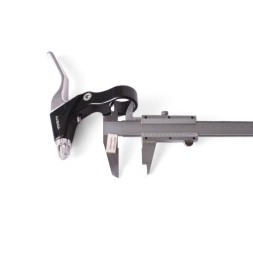 Тормозные ручки Alhonga HJ-3033ADV, левая+правая, алюминий, черно-серебро, в упаковке