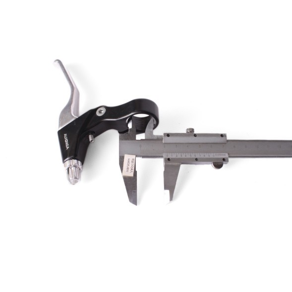 Тормозные ручки Alhonga HJ-3033ADV, левая+правая, алюминий, черно-серебро, в упаковке