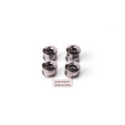 Бонки велосипедные VXM Neo Chrome, M8/8.4х6.5, для передних систем, на 4 лапки