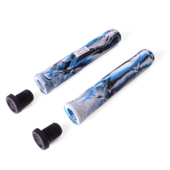 Грипсы Slamm Scooters Team Swirl Bar, на трюковый самокат, 165 мм, серый