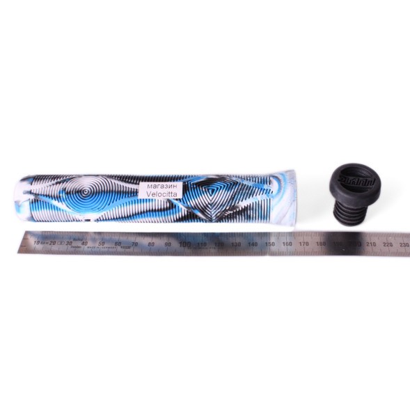 Грипсы Slamm Scooters Team Swirl Bar, на трюковый самокат, 165 мм, серый