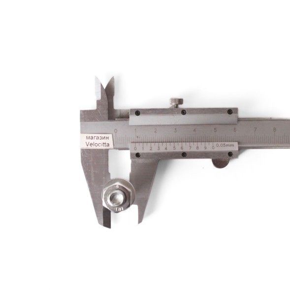 Клин для шатунов ремонтный HP-P104, Ø 9.8 мм, 40 мм, серебристый с гайкой и шайбой