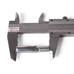 Клин для шатунов ремонтный HP-P104, Ø 9.8 мм, 40 мм, серебристый с гайкой и шайбой