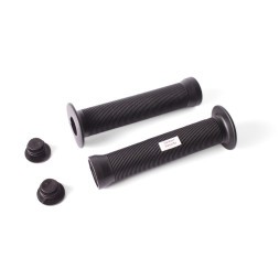 Ручки на руль VLG-411A, 147 мм, для велосипеда BMX и трюковых самокатов, с заглушками, черный