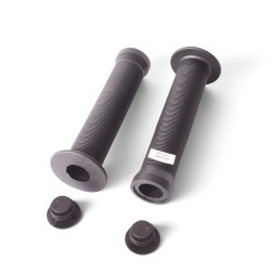 Ручки на руль VLG-411A, 147 мм, для велосипеда BMX и трюковых самокатов, с заглушками, черный