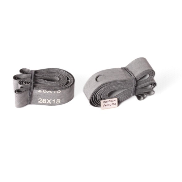 Ободная флиппер-лента 28&amp;quot; x 18 мм, резиновая, серый