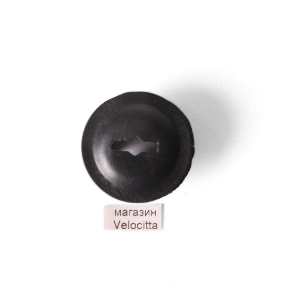 Заглушка для шатуна велосипеда, с прорезью по середине, пластиковая, черный, исп. 1
