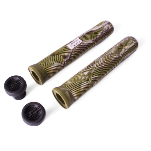 Грипсы для самоката Slamm Scooters Team Swirl Bar, трюковый, 165 мм, джунгли