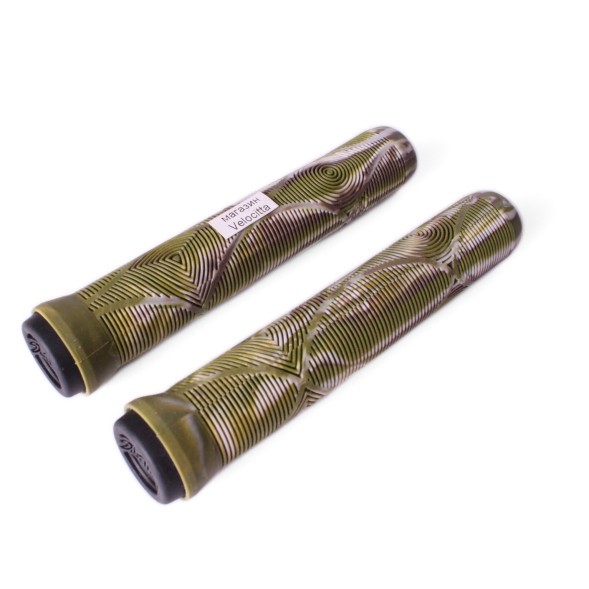 Грипсы для самоката Slamm Scooters Team Swirl Bar, трюковый, 165 мм, джунгли