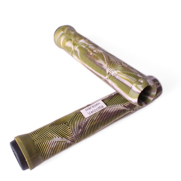 Грипсы для самоката Slamm Scooters Team Swirl Bar, трюковый, 165 мм, джунгли