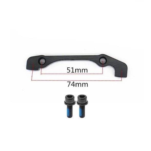 Адаптер для дискового тормоза F-160/R-140 мм, (IS/PM), универсальный