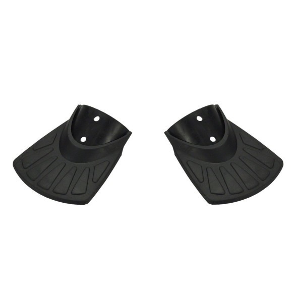 Брызговики для удлиненных крыльев, комплект (передний+задний), резина, торг. уп.