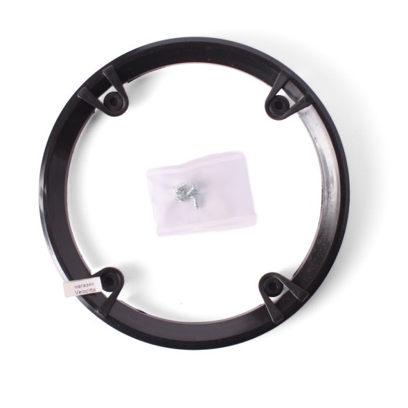 Защита велосипедной системы 24/34/42T, на 42 зуба, 4 болта, пластик, черный