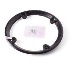 Защита велосипедной системы 24/34/42T, на 42 зуба, 4 болта, пластик, черный