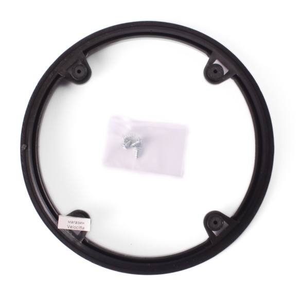 Защита велосипедной системы 24/34/42T, на 42 зуба, 4 болта, пластик, черный