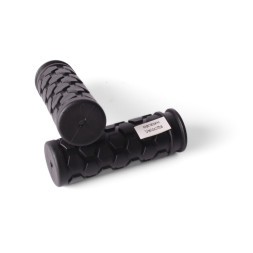Грипсы велосипедные H-G 30, &amp;quot;Соты&amp;quot;, резиновые, 90 мм, черный