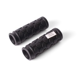 Грипсы велосипедные H-G 30, &amp;quot;Соты&amp;quot;, резиновые, 90 мм, черный