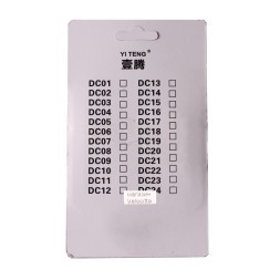 Колодки тормозные Yi Teng № 28, для дискового тормоза, органика, круглые, блистер