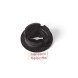 Заглушка в шатун велосипедная, с прорезью по середине, пластик, черный, исп. 2