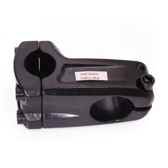 Вынос руля велосипедный DTS-521, для б/резьбовой рулевой колонки, под шток вилки 1-1/8&amp;quot;, выступ L-48 мм, подъем 0 град., под руль 22.2 мм,  ALU,  торг. уп