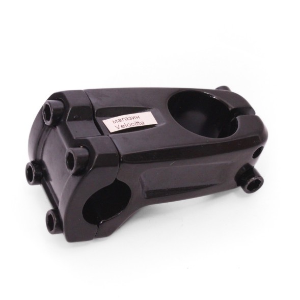 Вынос руля велосипедный DTS-521, для б/резьбовой рулевой колонки, под шток вилки 1-1/8&amp;quot;, выступ L-48 мм, подъем 0 град., под руль 22.2 мм,  ALU,  торг. уп